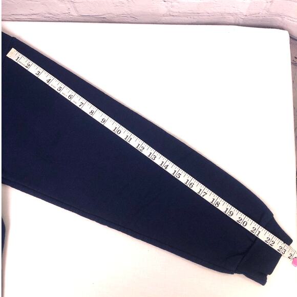 Disney Parks Disney World Mickey Mouse Navy Kangaroo Pocket Hooded Pullover L - Picture 11 of 11